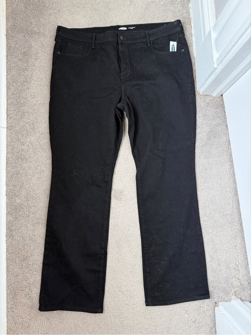 Old Navy Kicker Bootcut Black Jeans Size 20 NWT